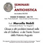 Conferenza di Marcello Nobili