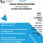 Conferenza di Paola Volpe Cacciatore ("A cena con Plutarco")