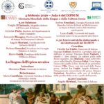 Giornata mondiale della lingua e della cultura greca, 4 e 9 febbraio, Università di Salerno